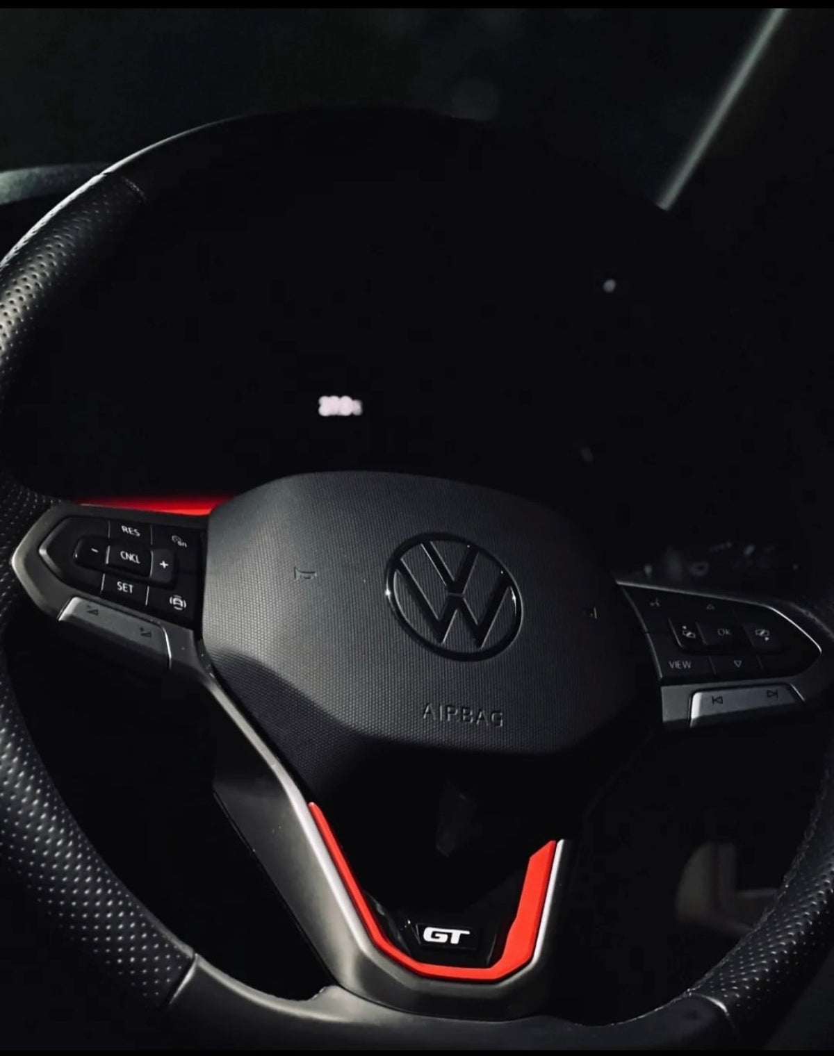 Vw virtus steering wheel trim GT badge | sporty interior upgrade