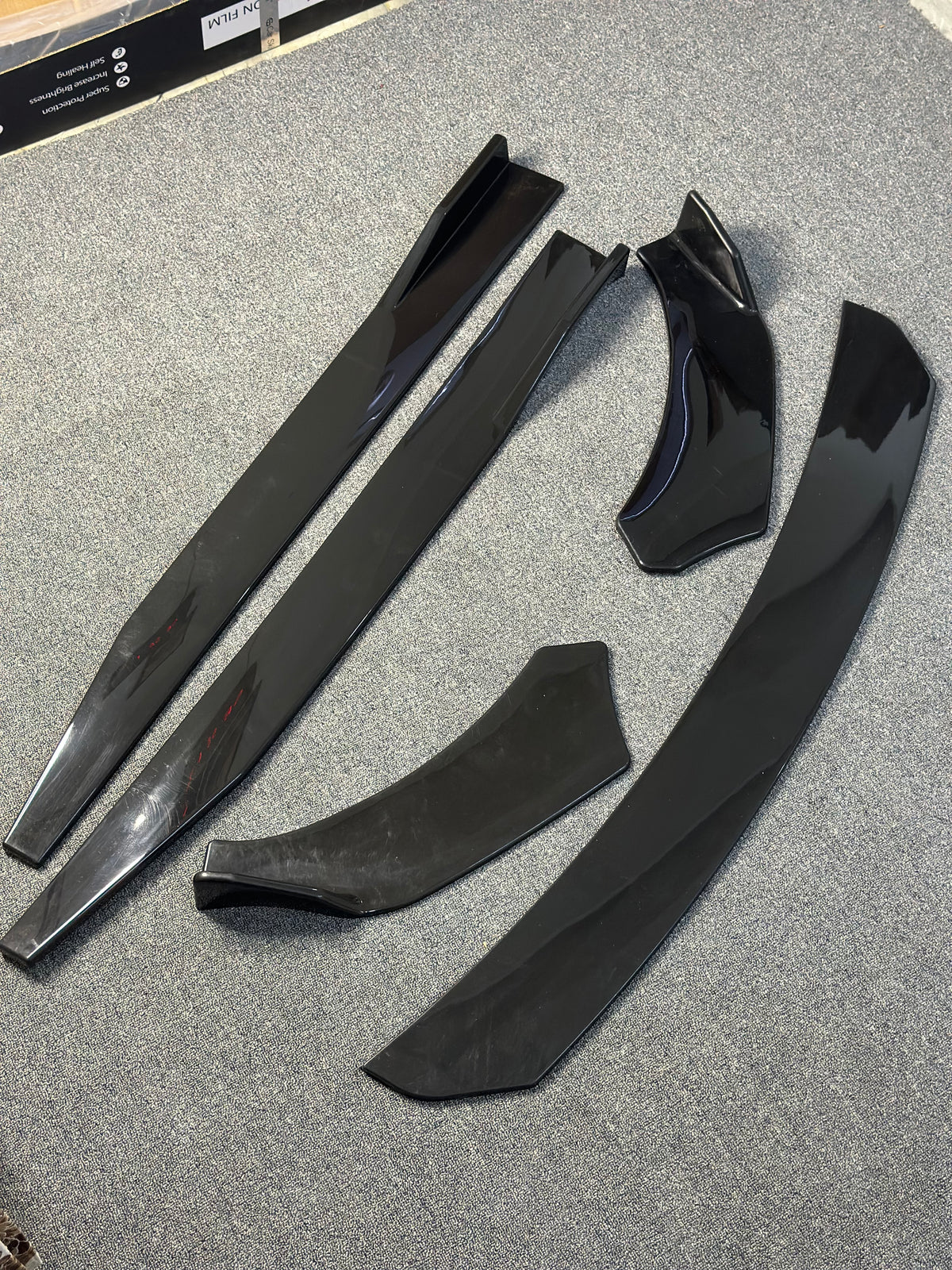 Universal 5-Piece Splitter Kit | Sporty appearance