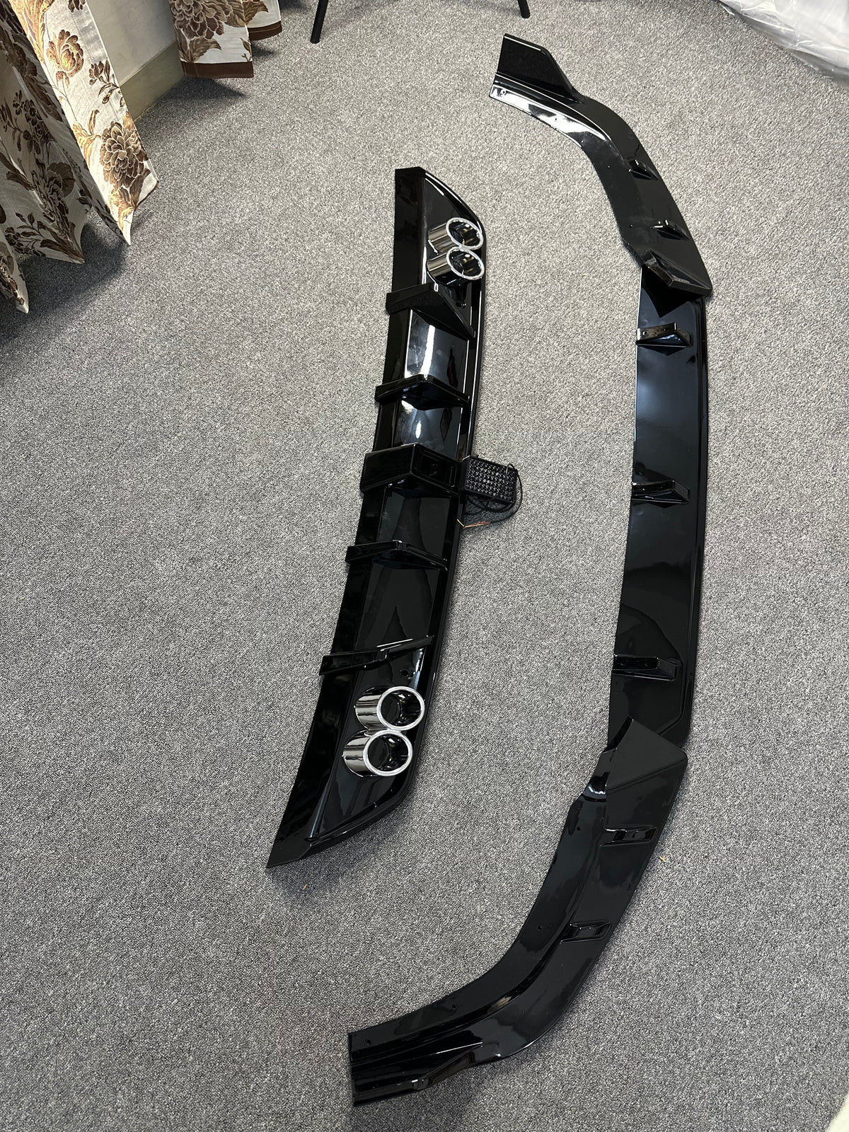 Hyundai Verna Splitter & Diffuser Combo | Compatible with 2023+