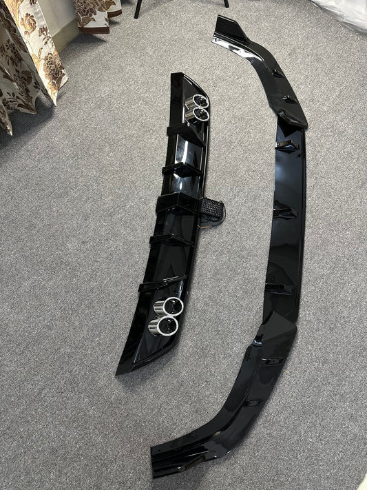 Hyundai Verna Splitter & Diffuser Combo | Compatible with 2023+