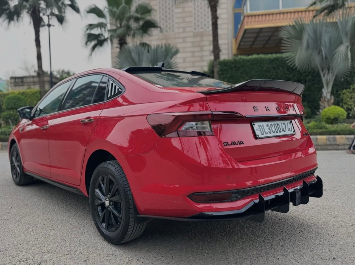 Vw virtus & skoda slavia rear spoiler | duck-tail style