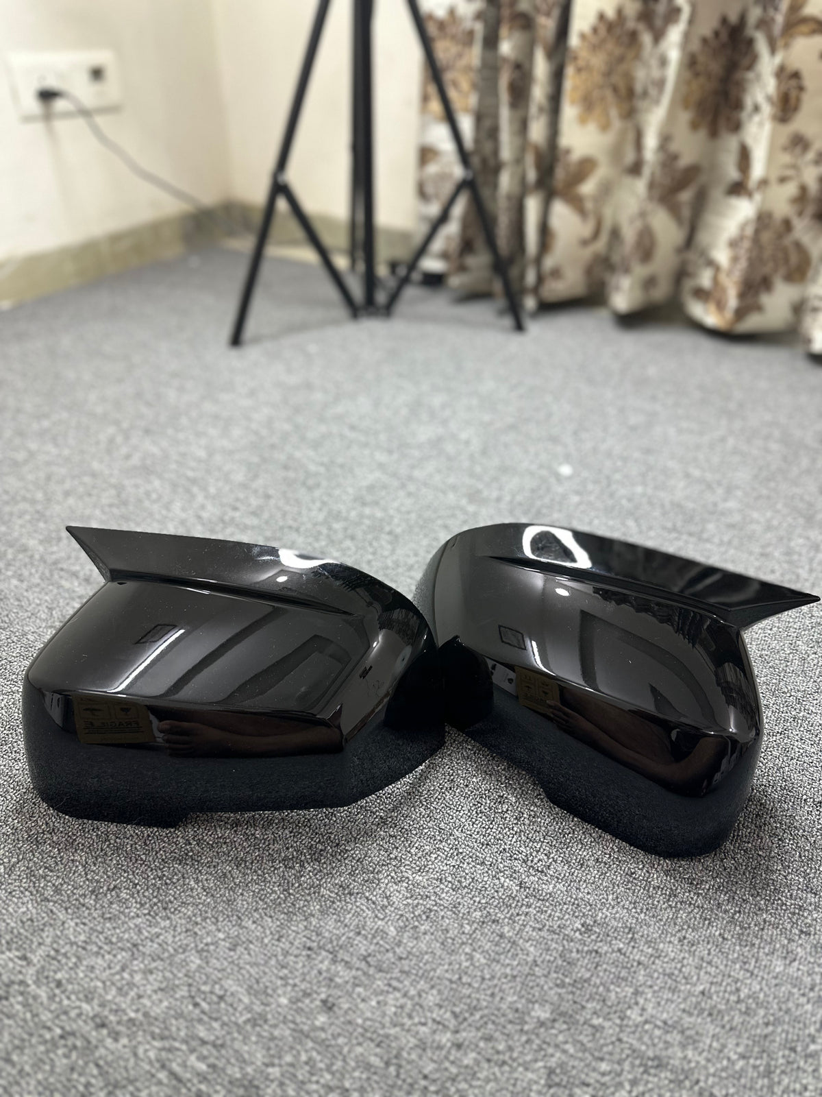 Mahindra scorpio N batman style mirror covers