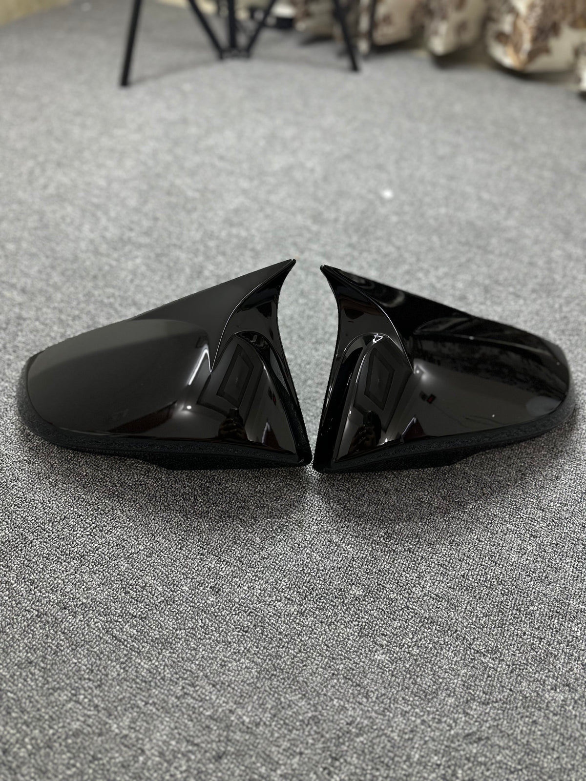 Batman style mirror covers for toyota innova crysta & Fortuner (2016)+