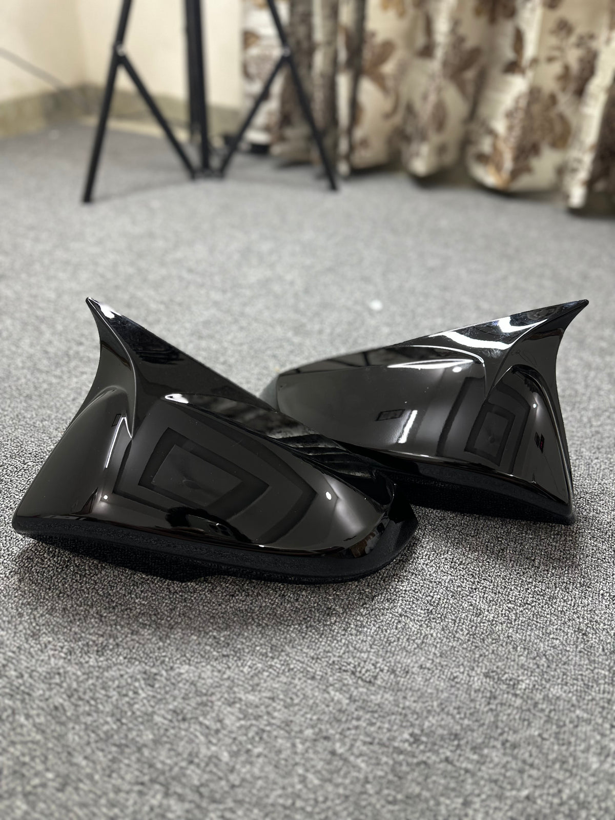 Batman style mirror covers for toyota innova crysta & Fortuner (2016)+