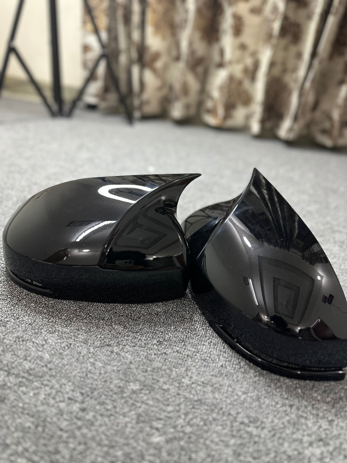 Batman style mirror covers for honda city (fits 2014-19 model)