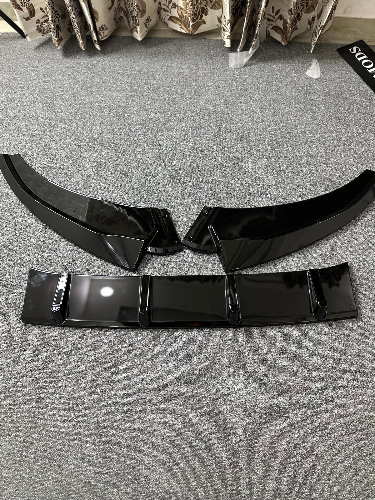 Vw virtus & skoda slavia 3-piece front splitter