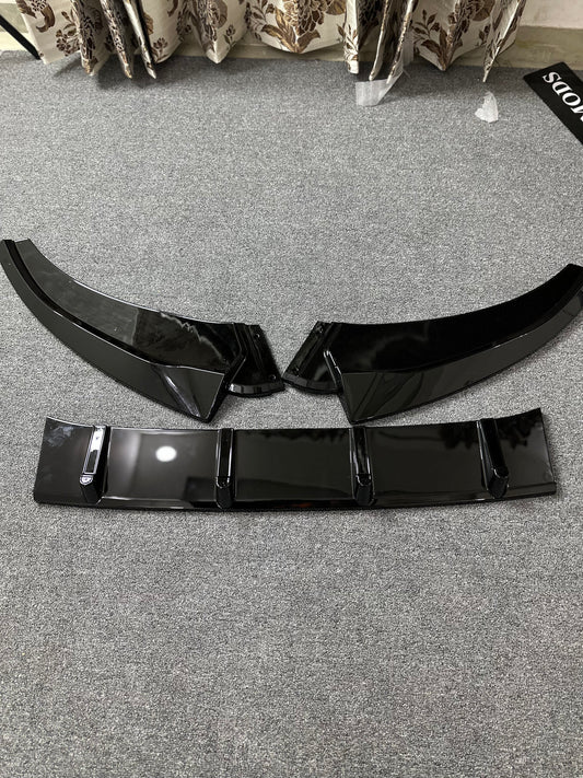 Vw virtus & skoda slavia 3-piece front splitter