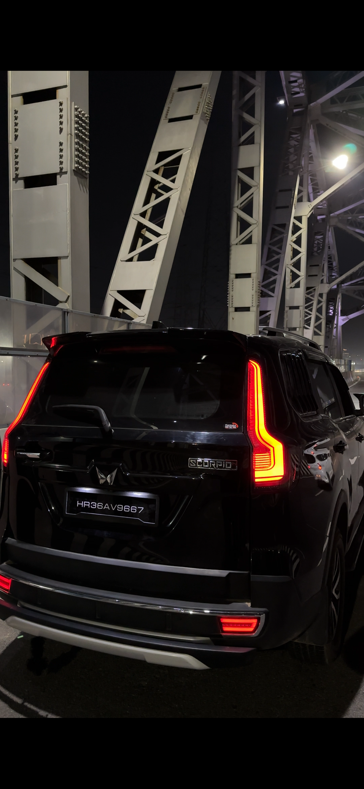 Mahindra Scorpio N 3D led reflector light | metrix-style rear bumper lamp