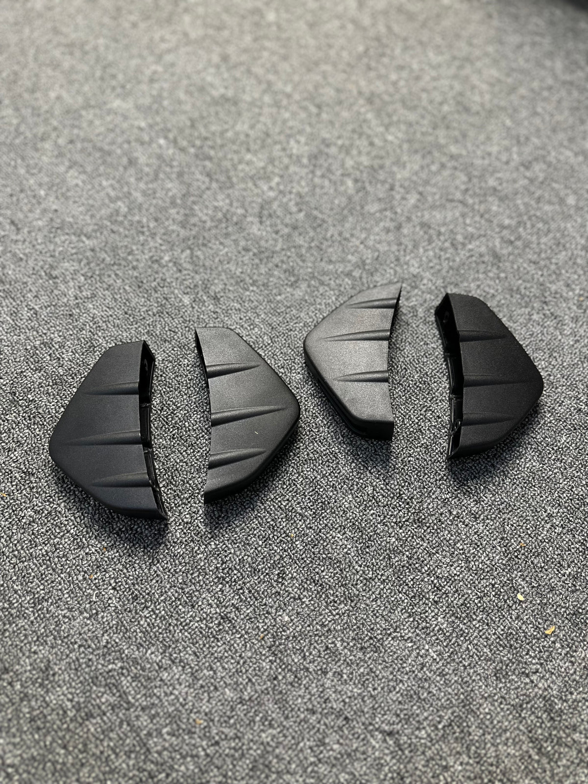 Rear Bumper Diffuser Fins Set of 4 | Universal Fit