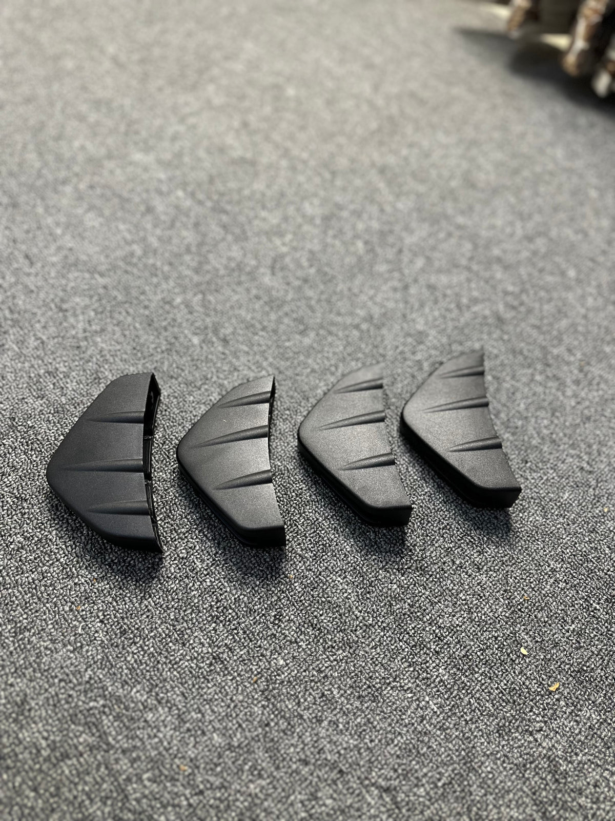 Rear Bumper Diffuser Fins Set of 4 | Universal Fit