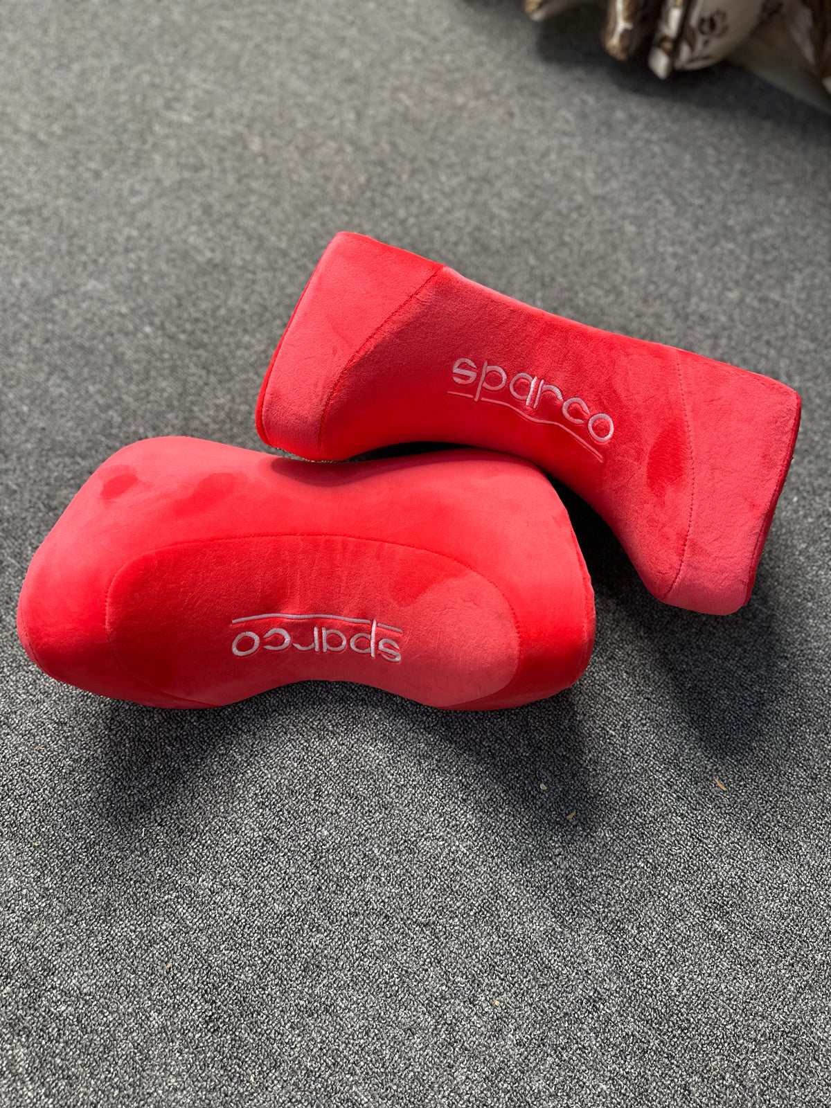 Sparco Memory Foam Neck Rest Pillows (Pair)