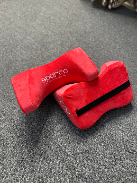 Sparco Memory Foam Neck Rest Pillows (Pair)