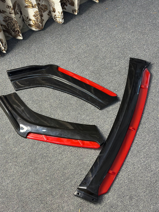 Universal Red Lip Splitter | 6-Piece Red Accent Design