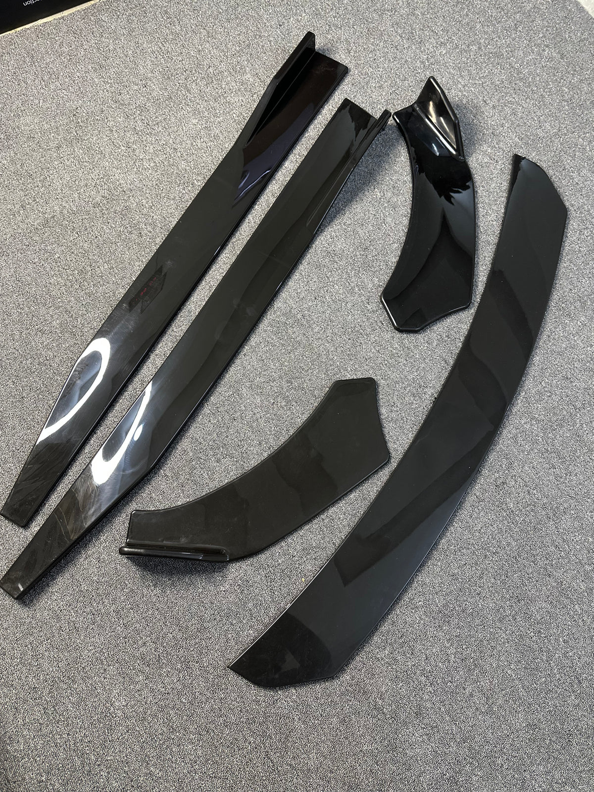 Universal 5-Piece Splitter Kit | Sporty appearance