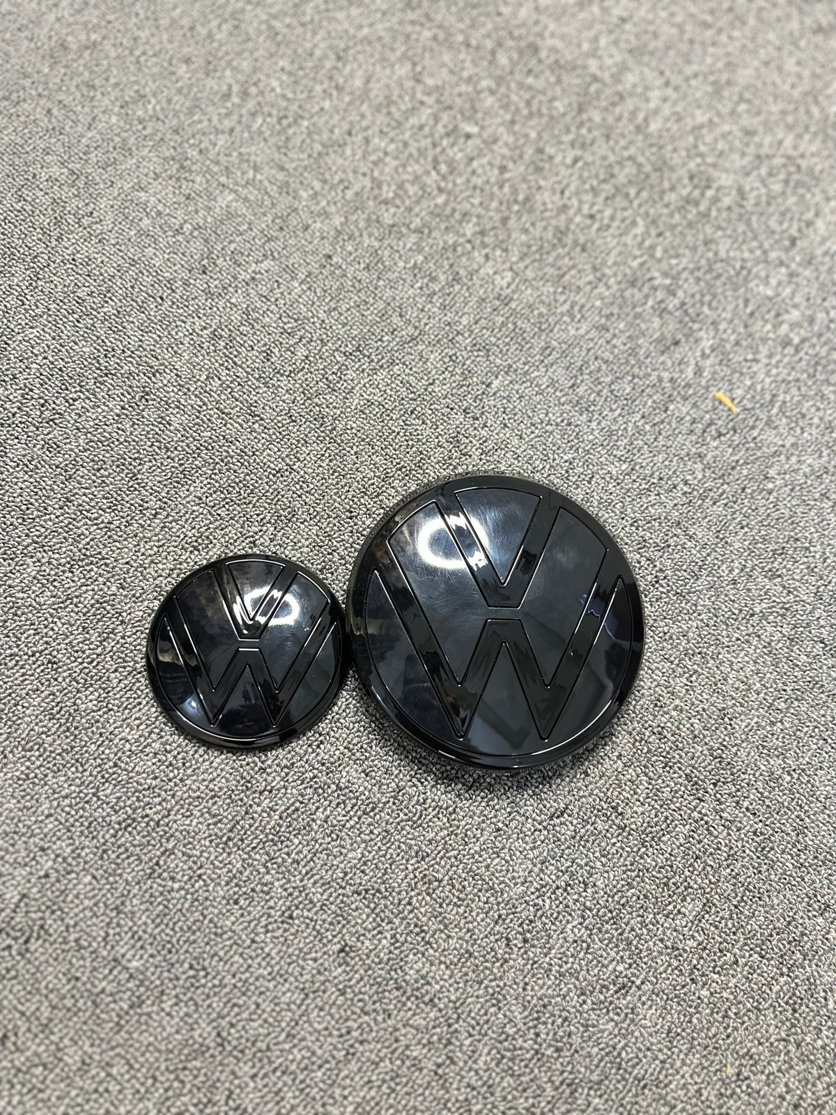 VW virtus full black Replacement Logo Set | Front & Rear