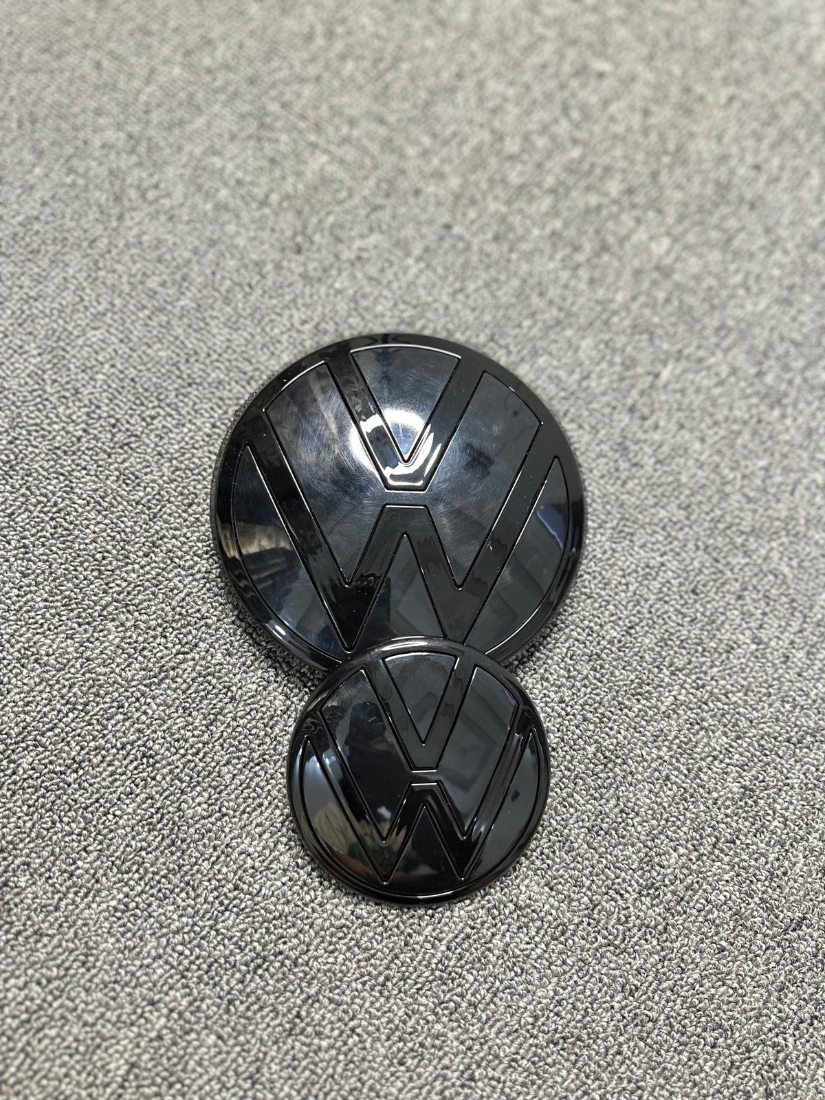 VW virtus full black Replacement Logo Set | Front & Rear