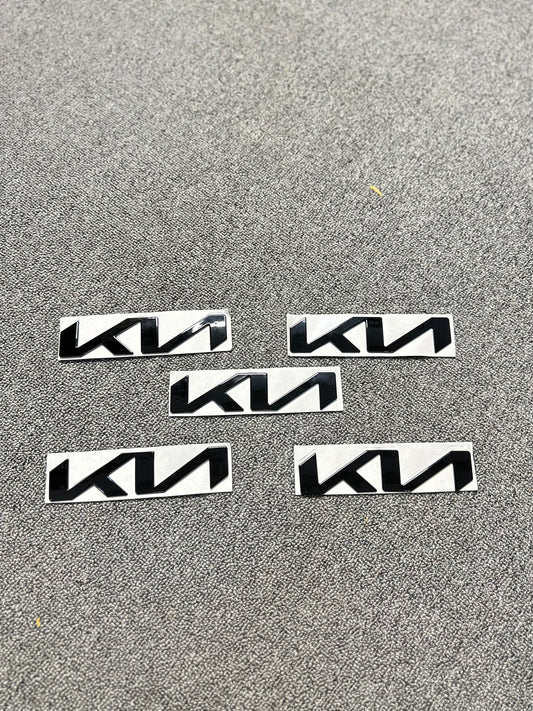 Glossy black Front logo emblems for kia seltos , sonet etc